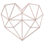Origami 3D Herz aus Holz -