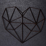Origami 3D Herz aus Holz -