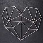 Origami 3D Herz aus Holz -