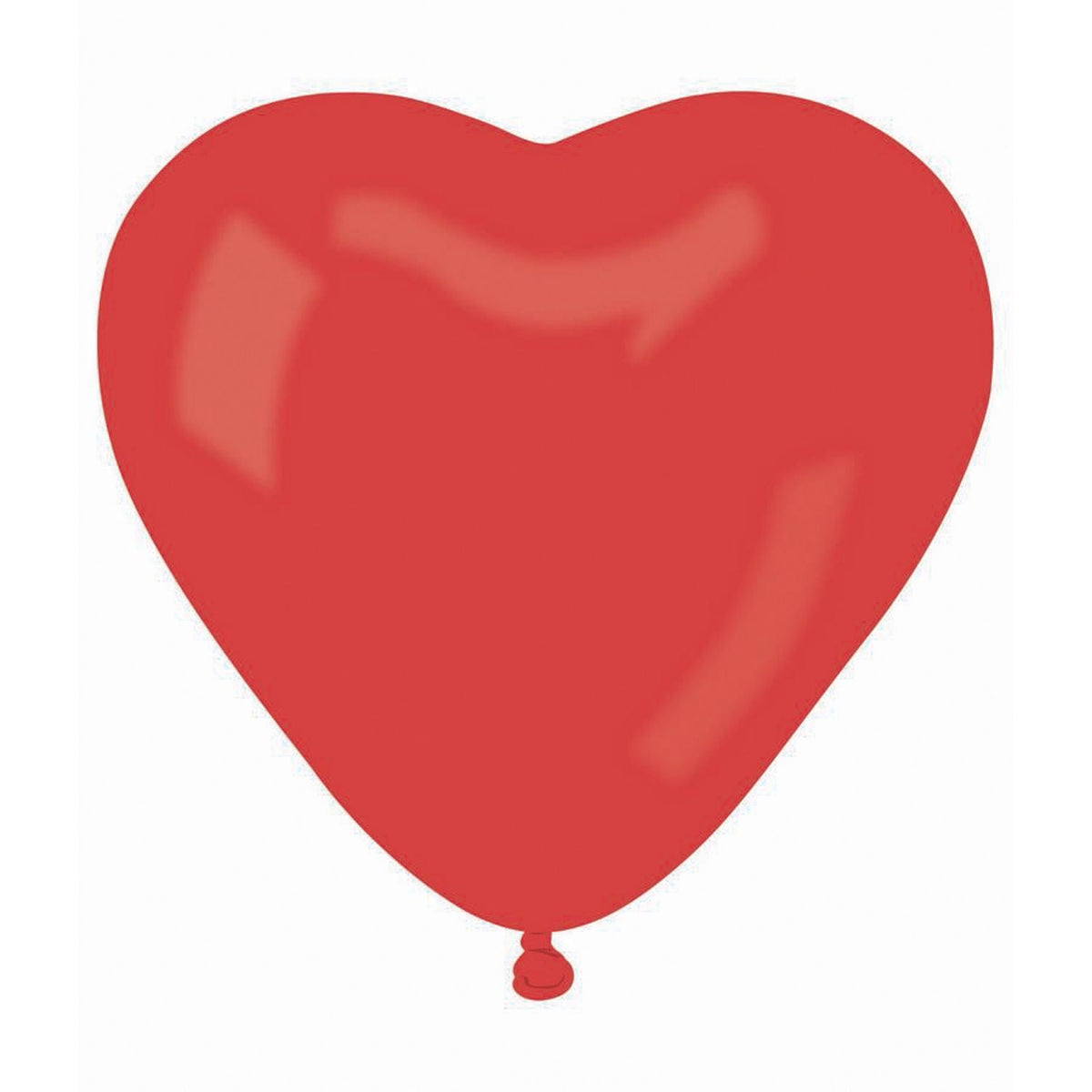Latexballon Ø50cm Herz | 25 Stk. Rot