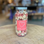Herz Pasta "Liebe isst" 200g im PET Glas