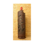 Feuertonne "Hexe mit Schloss"
