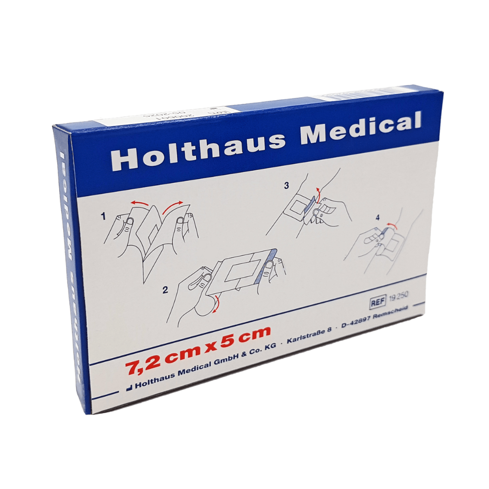 Holthaus Ypsiderm® plus Wundverband 7,2 x 5 cm - 5 Pflaster | Packung (5 Stück)