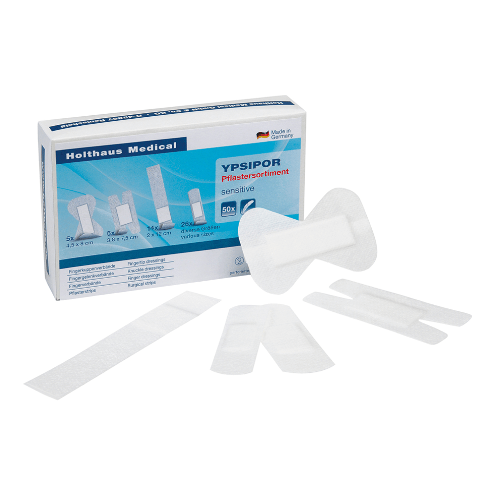 Holthaus Ypsipor Pflastersortiment sensitive - 50-teilig | Packung (50 Stück)
