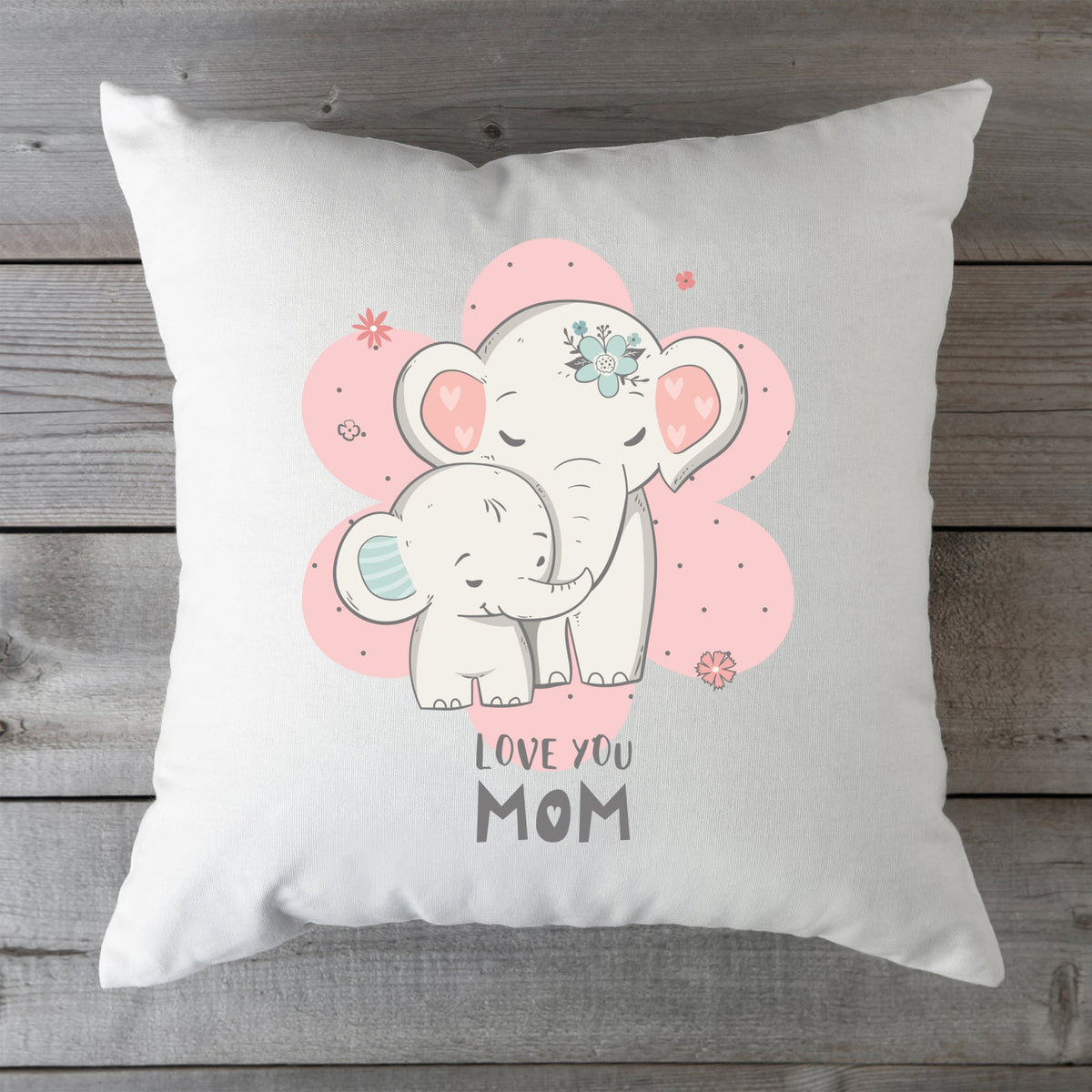 Kissen mit Spruch Elefanten Mama