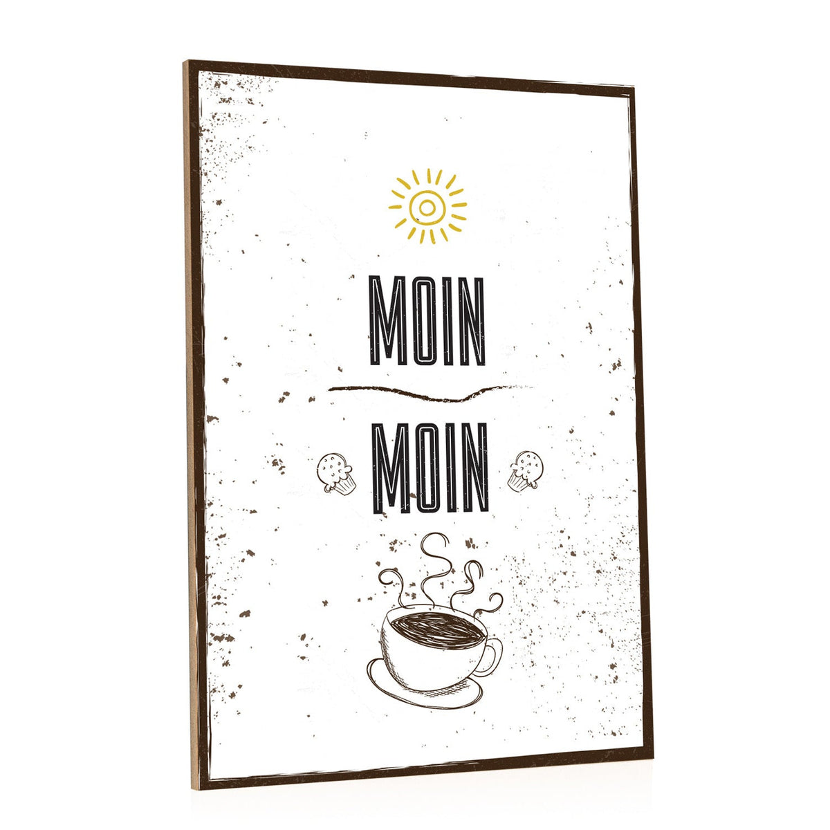 Holzschild Moin Moin