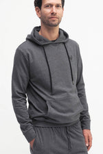 Hoodie - grey marl