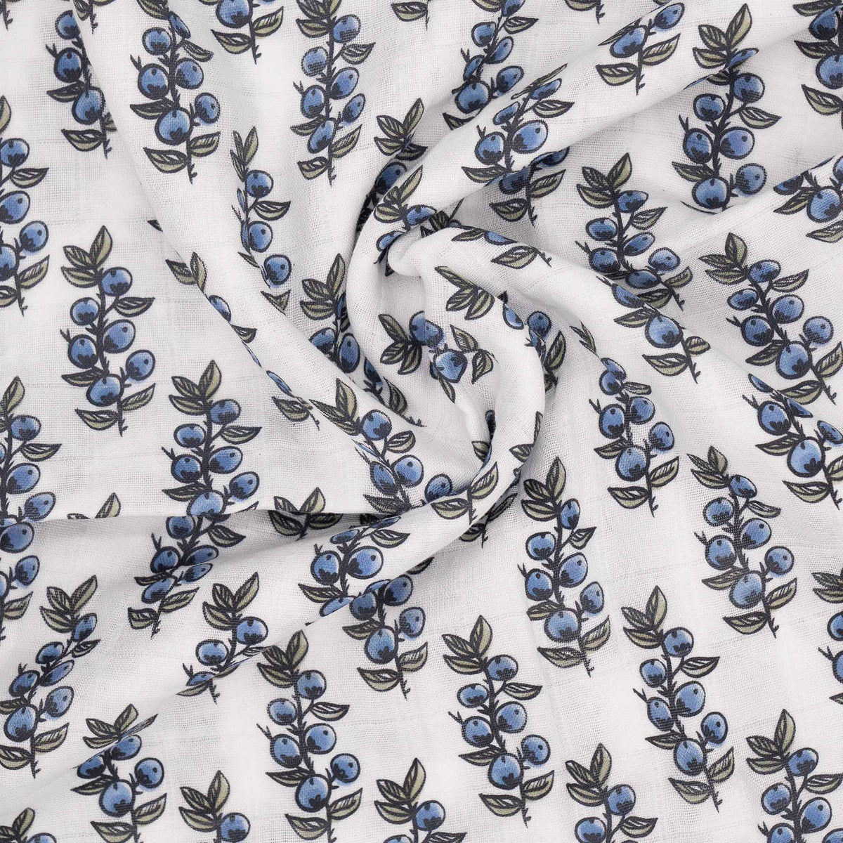 Mulltuch Bio Baumwolle 120x120cm • Schlehdorn