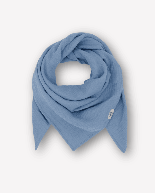 Musselin-Halstuch Baby• Dusty Blue