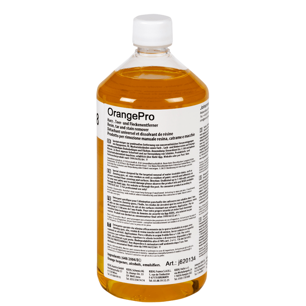 Kiehl OrangePro Harz-, Teer- und Fleckenentferner | Flasche (1 l)