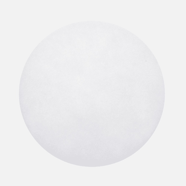 Kiehl Finish-Pad 9 mm, weiß, 17 Zoll (43,2 cm) | Packung (10 Stück)
