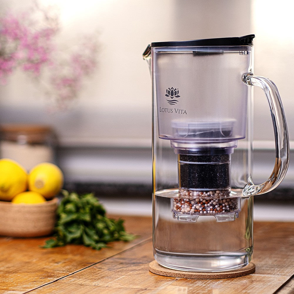 Lotus Vita - Glas-Filterkanne - TOYA - 1,4L