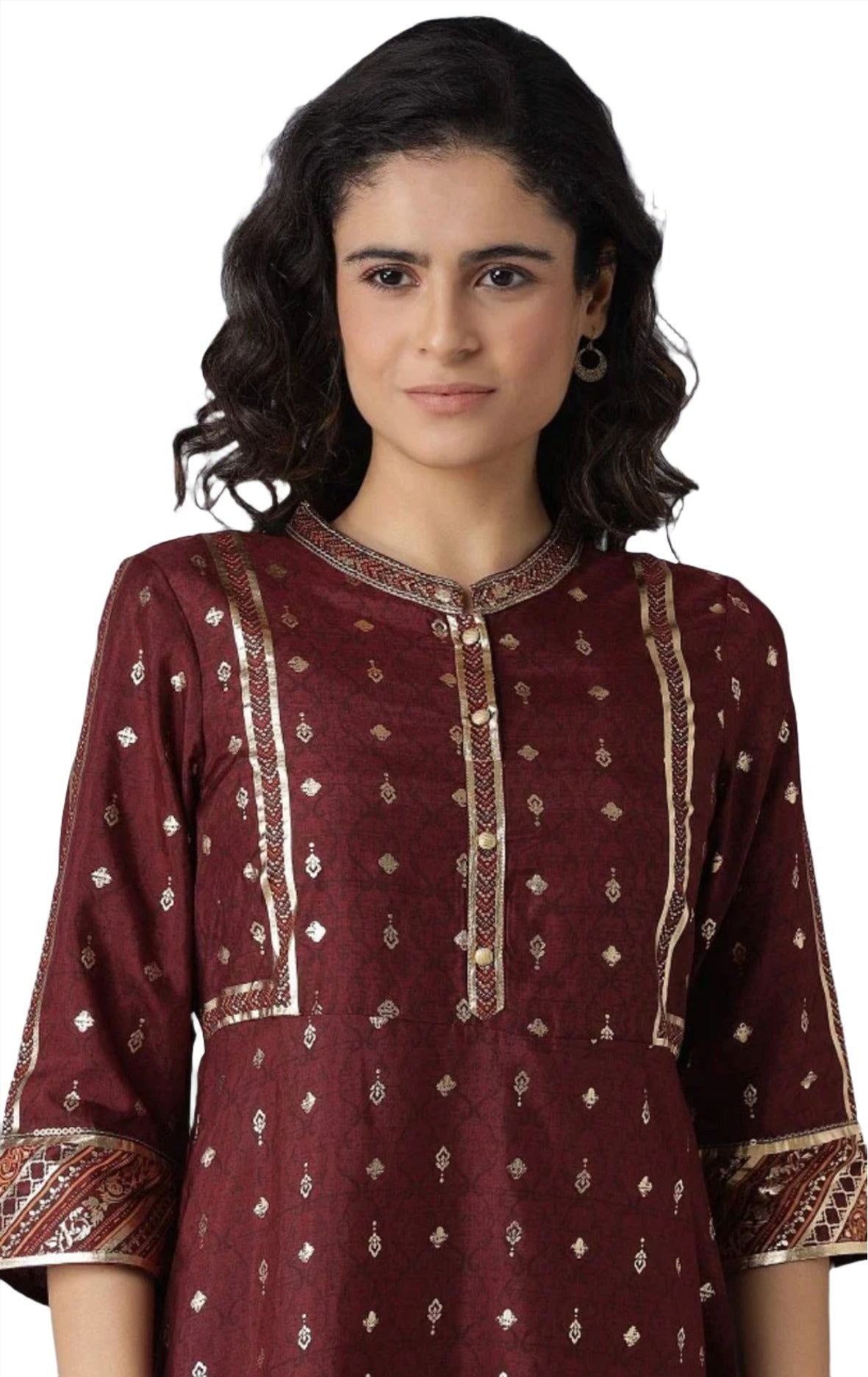 Maroon Print dress in Hamburg