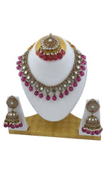 Mirror Necklace Earring with Mangtika in berlin