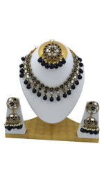 Mirror Necklace earring with Mangtika in Hamburg