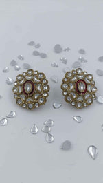 Stone Kundan Flower Stud Earring in Berlin