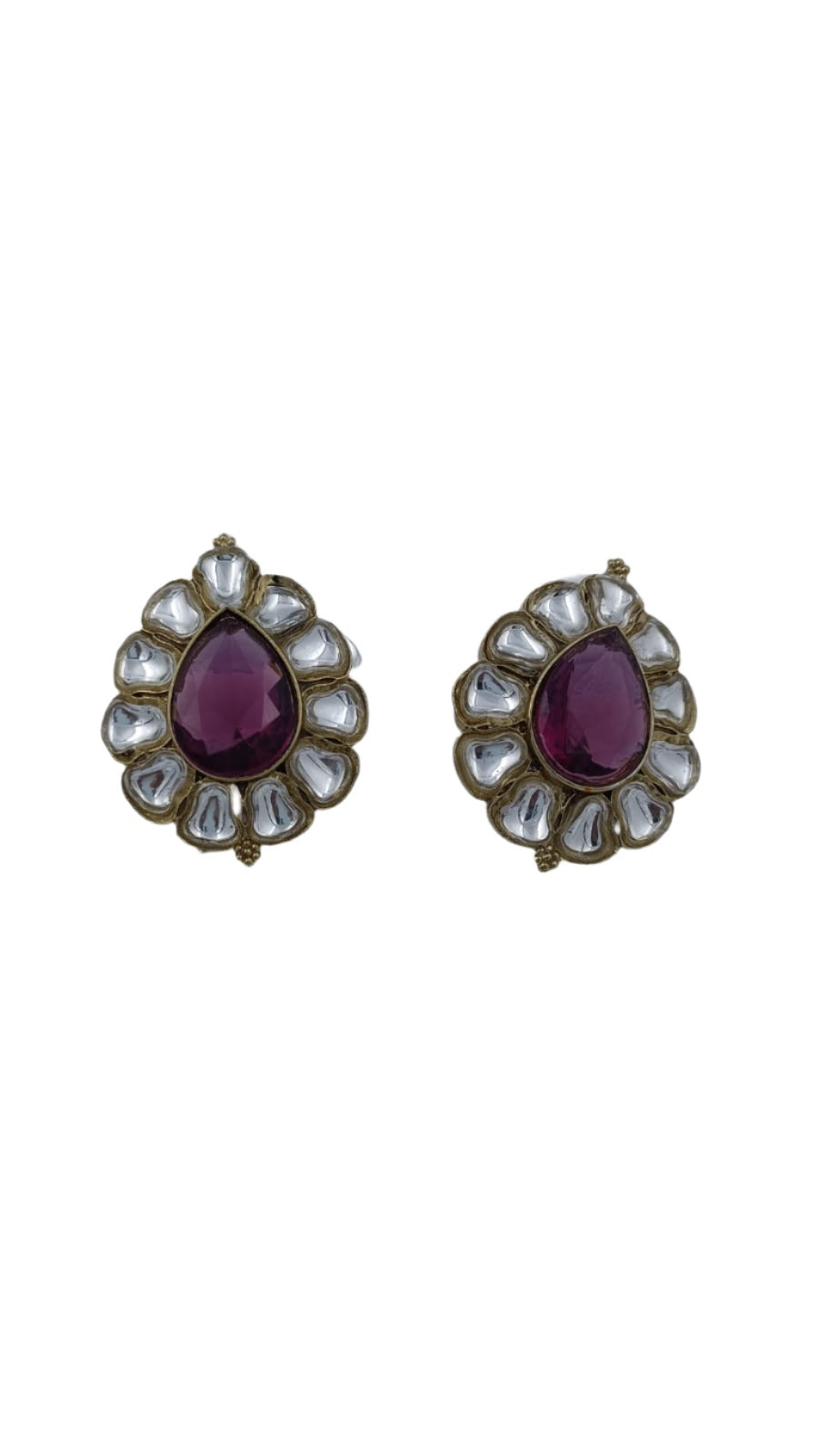 Kundan Stud Earring in Dresden