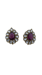 Kundan Stud Earring in Dresden