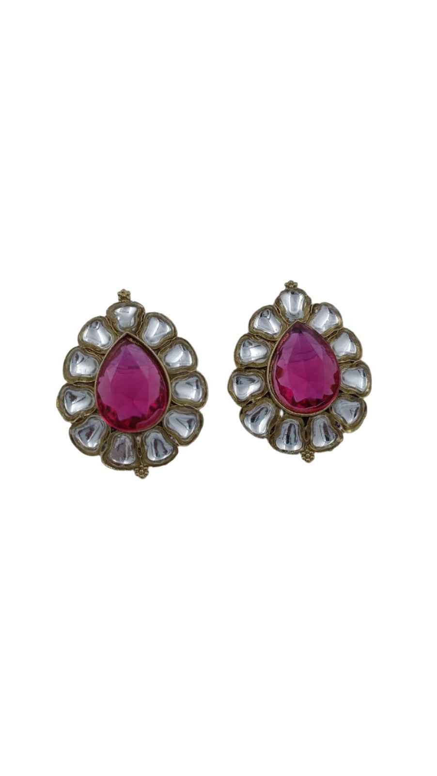 Kundan Stud Earring in Dresden