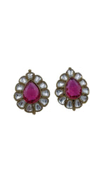 Kundan Stud Earring in Dresden