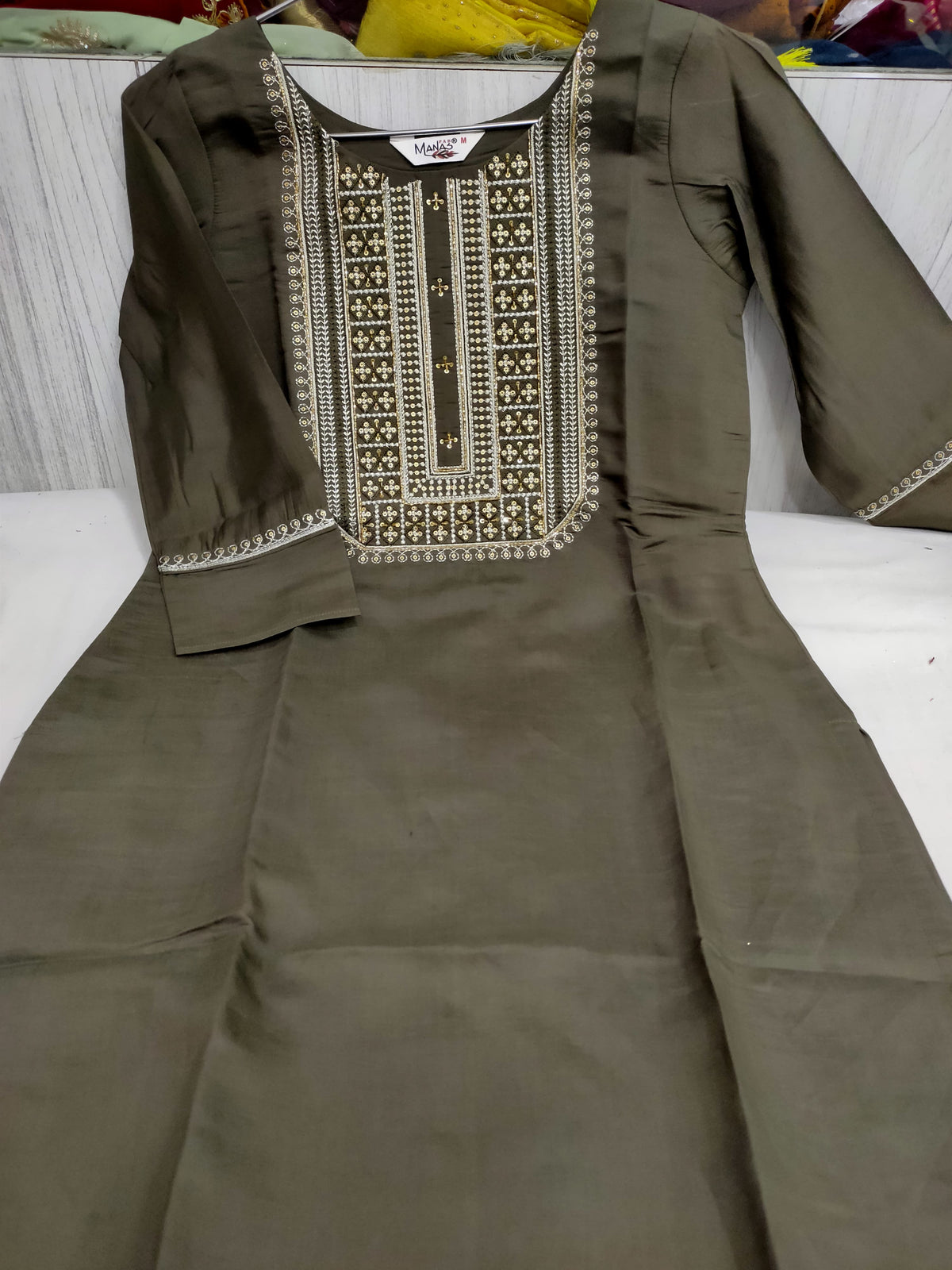 Soft silk handwork and embroidery Kurti in Munich