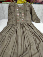 Cotton Rayon handwork and embroidery Kurti in Munich
