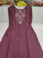 Cotton Rayon kurti with Handwork Embroidery in Munich
