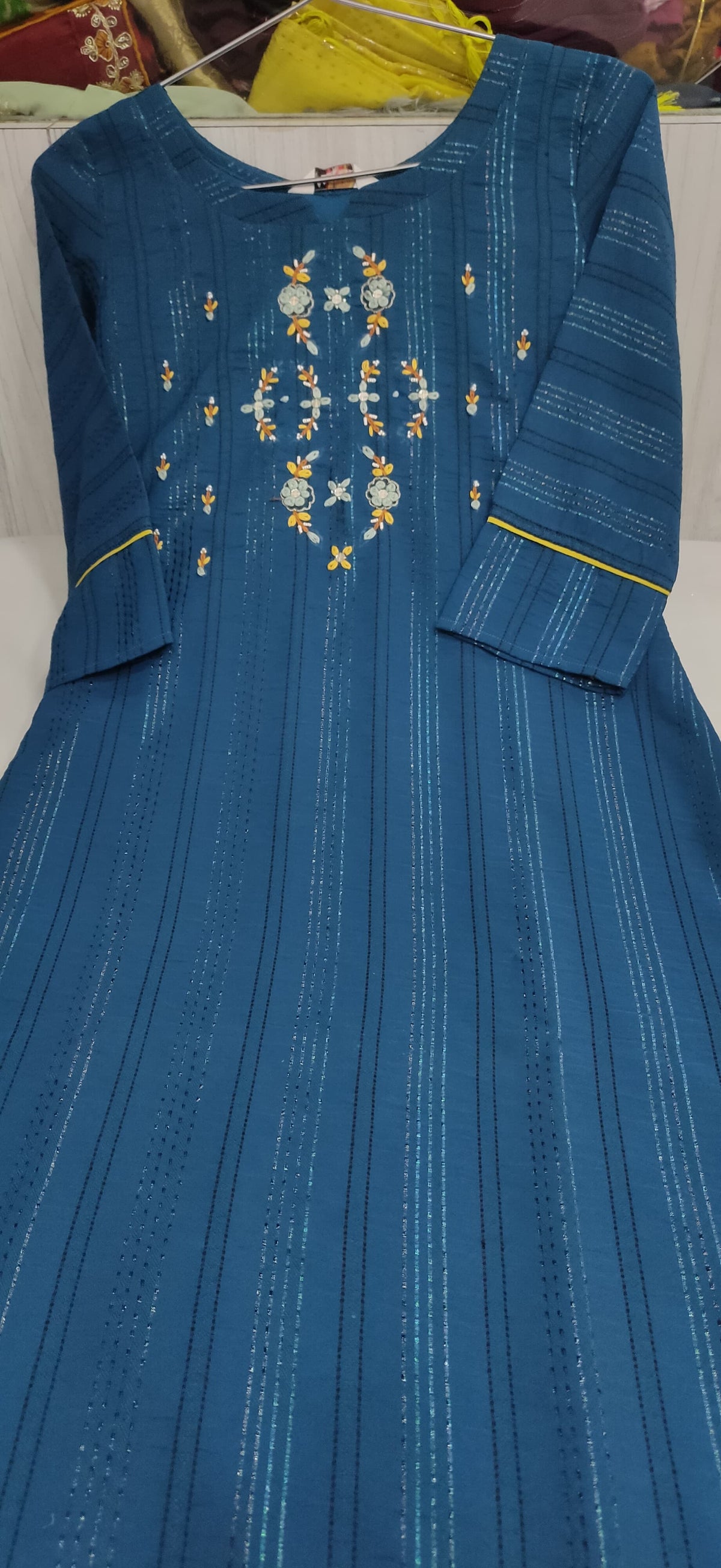 Cotton Rayon handwork and embroidery Kurti in Poland