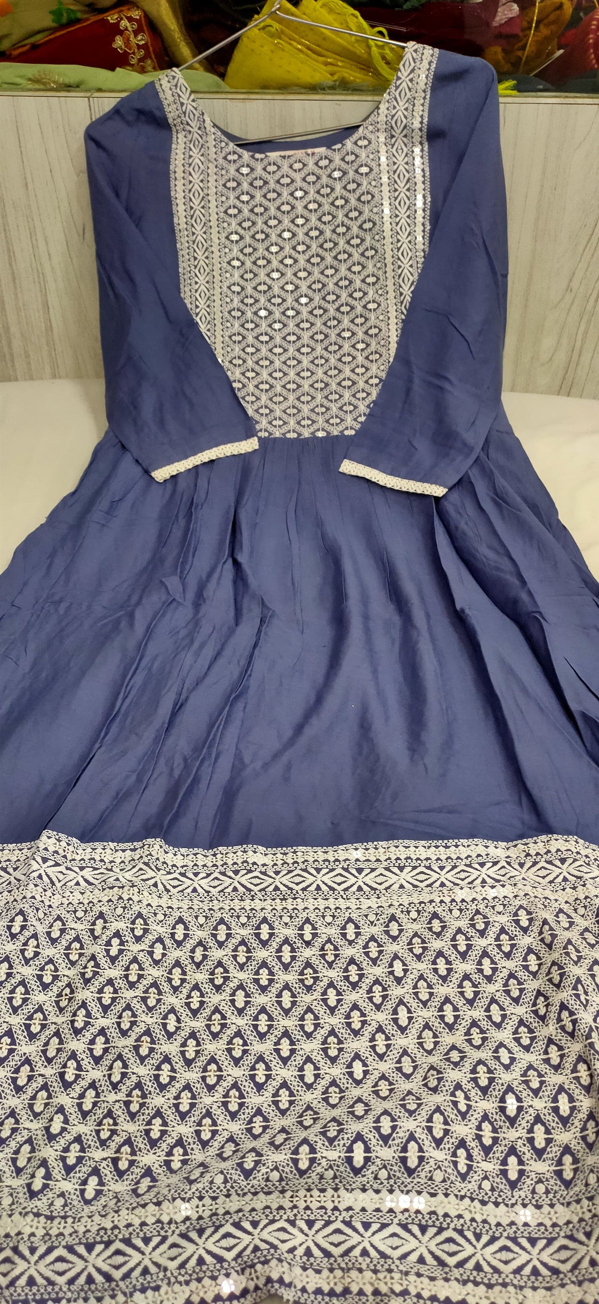 Cotton Rayon Sequence and embroidery Kurti in Germany
