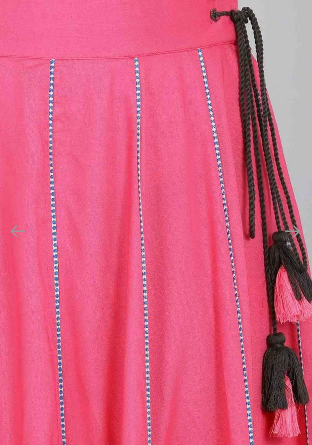 Pink Printed Skirt