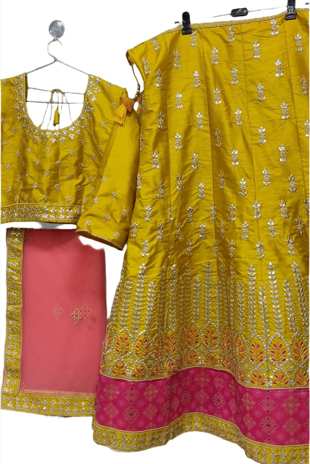 Gotta Patti Bridal Complete Stitched Lehenga in Germany