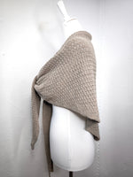 Dreieck Stricktuch Poncho- GENTLE SPRING