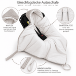Einschlagdecke Cord – 2.5 TOG Babyschale