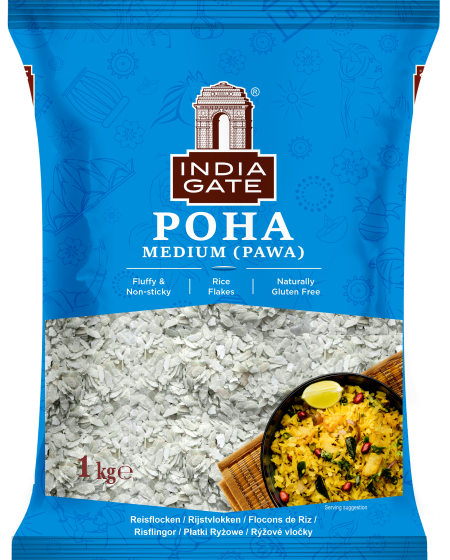 India Gate Rice Flakes Poha White medium 1kg