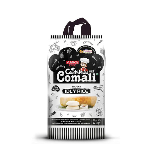 AMK Cookhu with Comali Premium Idly Rice 10Kg