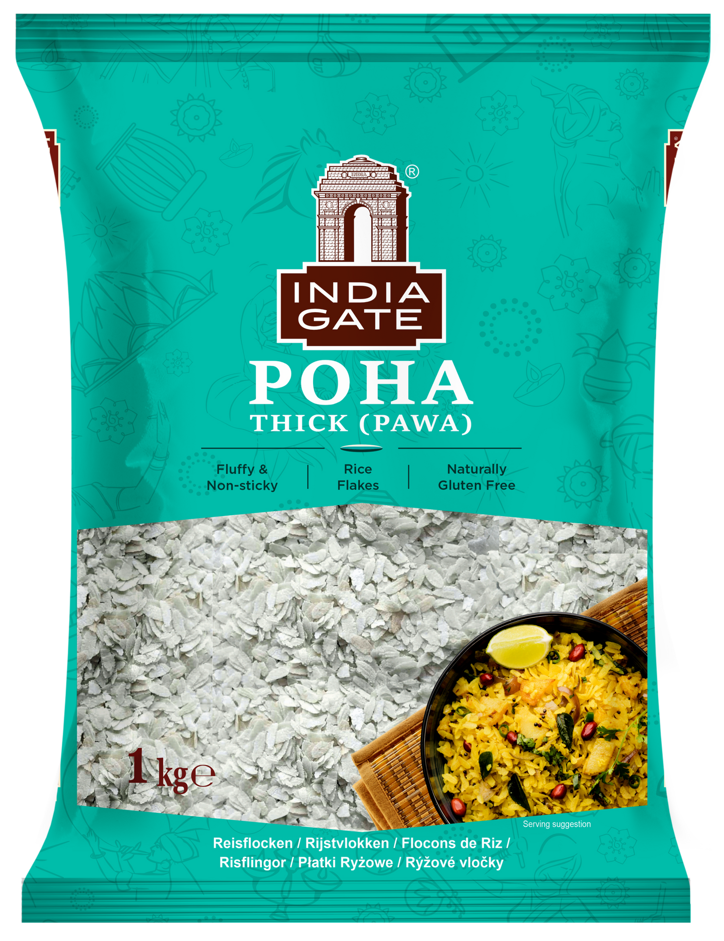 India Gate Rice Flakes / Powa thick 1kg
