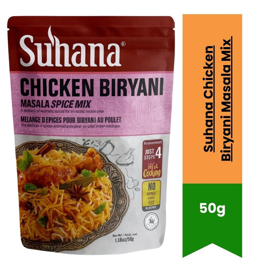 Suhana Chicken Biryani Masala Spice Mix 50g