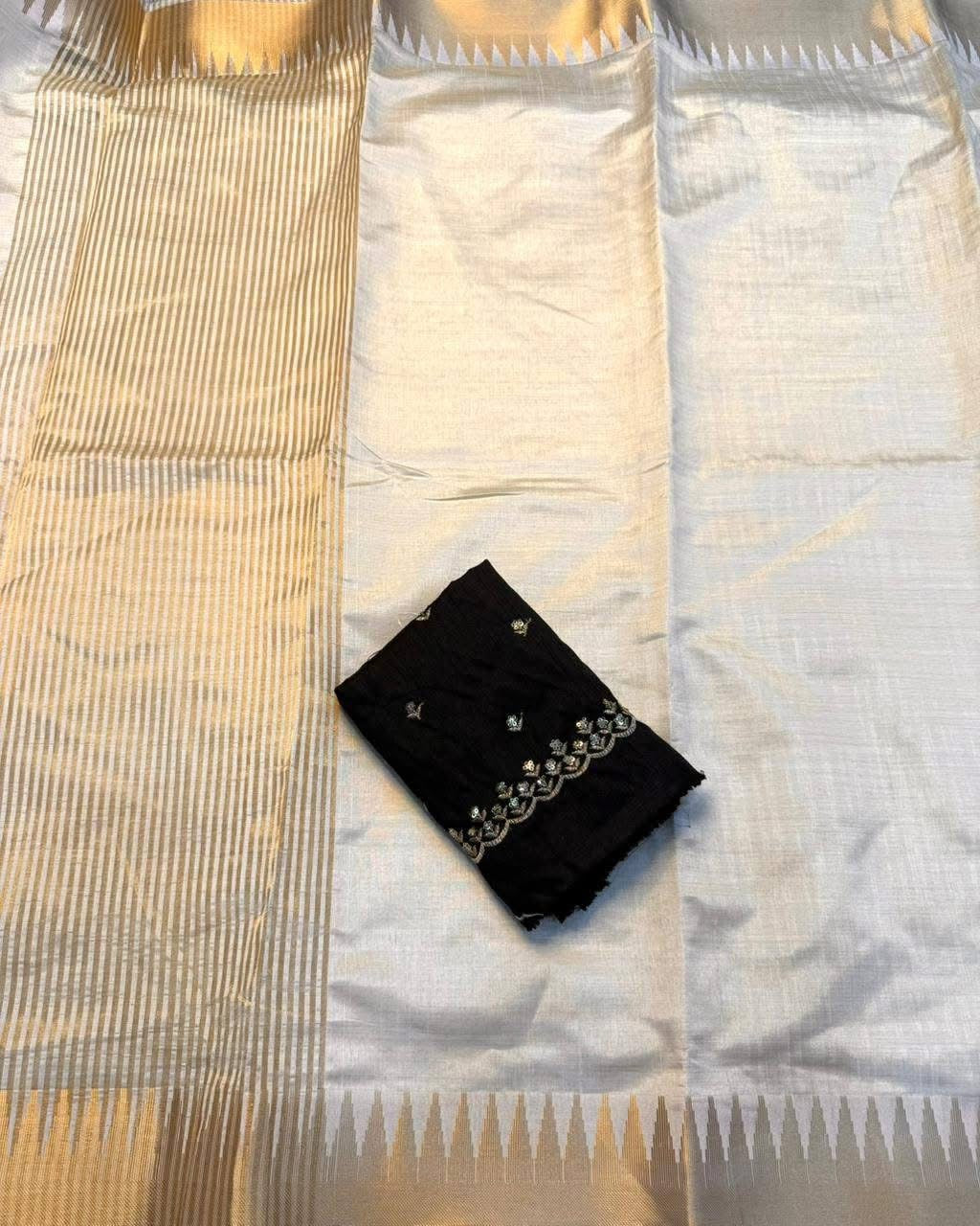 Manipuri Tussar Saree(Onam Saree)