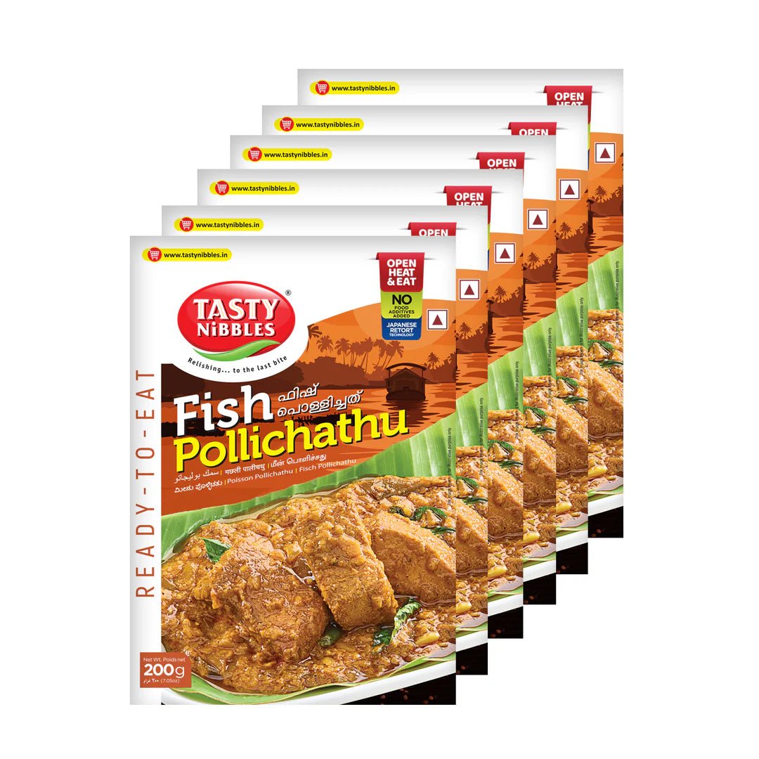 Tasty Nibbles Fish Polichathu 200g (Ready to Eat) -1 stk