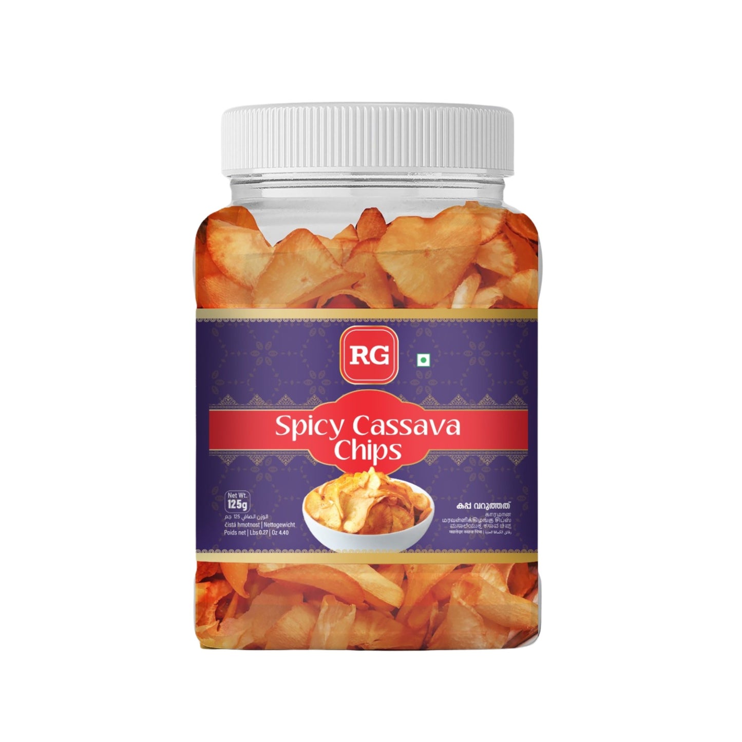 RG Spicy Cassava Chips 125g