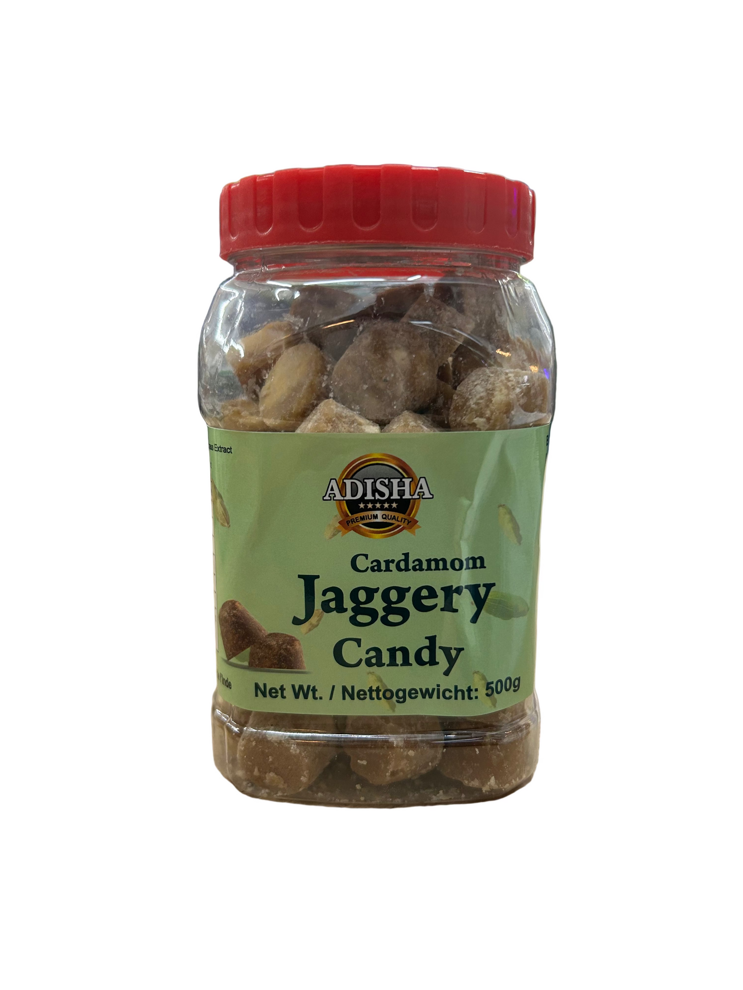 Adisha Cardamom Jaggery Candy 500g