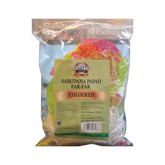 Adisha Sabudana Colour Far-Far / Vadagam 200g