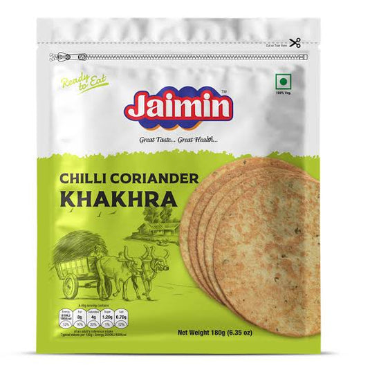 Jaimin Chilli Coriander Khakhra 180g