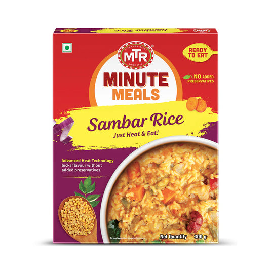 MTR Minute Meals Sambar Rice 300g (Ready to eat)
