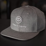 Snapback Cap - Grey & White