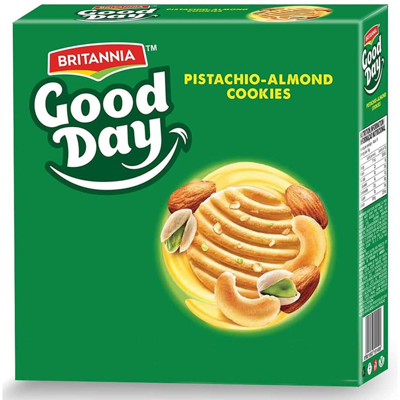 Britannia Good Day Pista y Almendra 231g