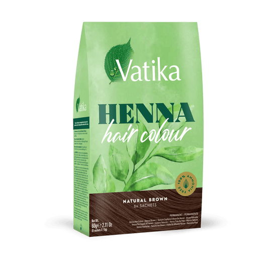 Vatika Henna Hair Colour - Natural Brown 60g