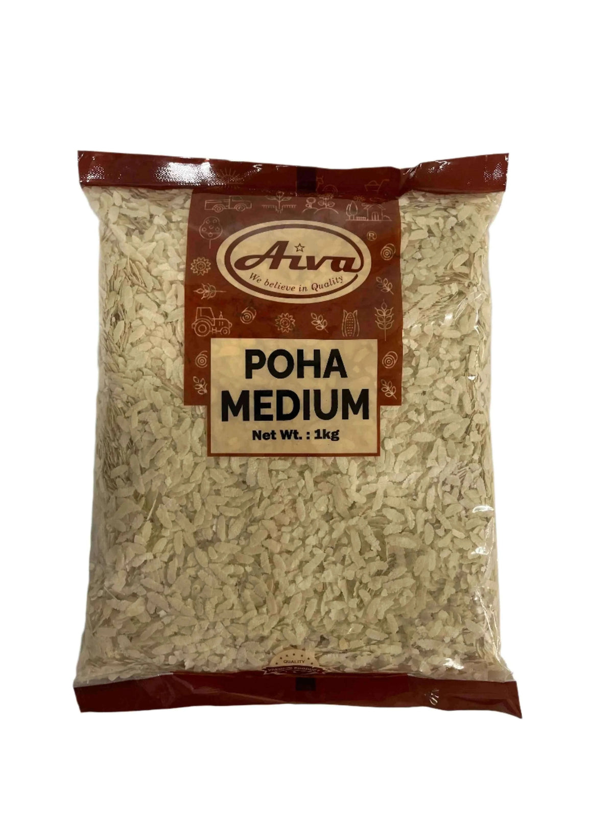 Aiva Rice Flakes / Poha Medium 500g