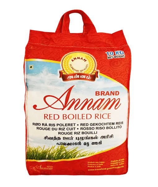 Annam Red Boiled Matta Rice 10kg