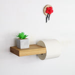 Toilettenpapierhalter LEO aus Eiche